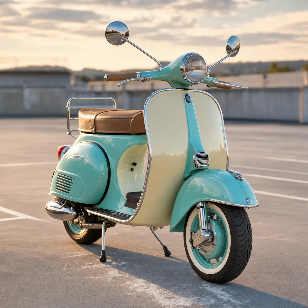 La Vespa Pastel